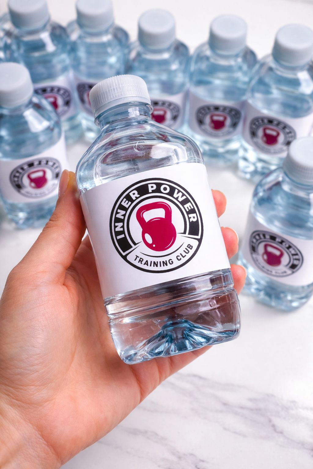 10 Personalised Water Bottle Favours – Custom Business Branding