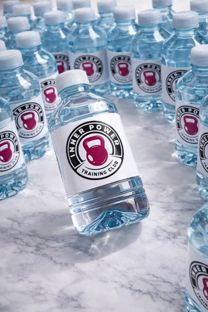 10 Personalised Water Bottle Favours – Custom Business Branding